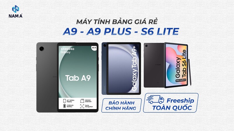 Khám phá các dòng máy tính bảng giá rẻ của Samsung: Galaxy Tab A9, A9+ và S6 Lite