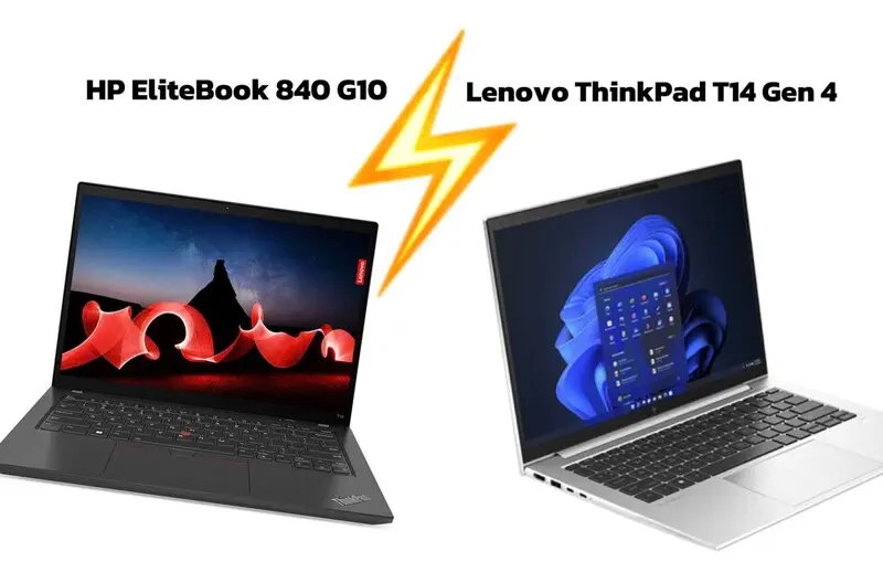 So sánh HP EliteBook 840 G10 và Lenovo ThinkPad T14 Gen 4 – Laptop doanh nhân nào đáng mua hơn?
